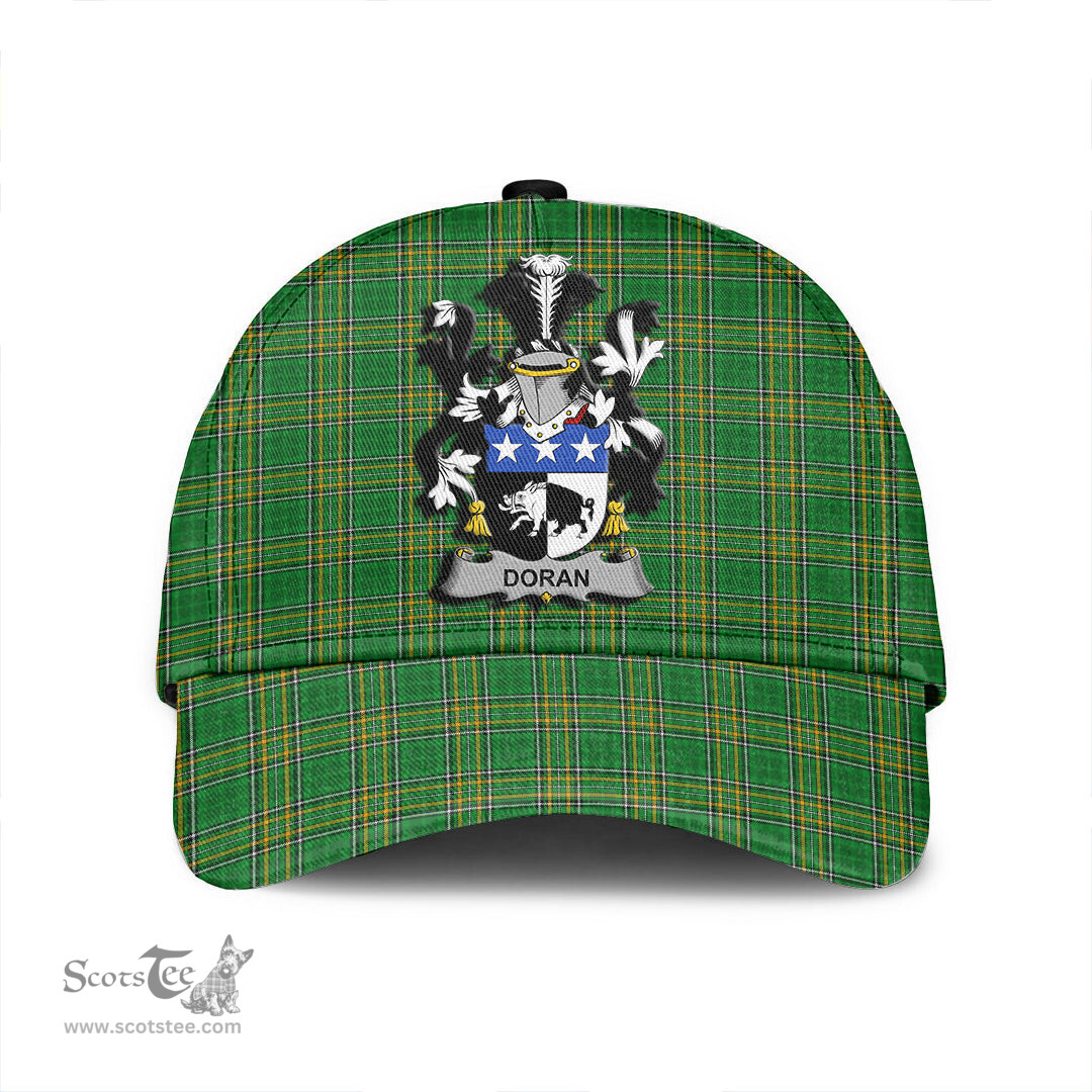 Scottish Doran or O Doran Coat of Arms Family Crest Ireland Cap Irish National Tartan Irish County Cap