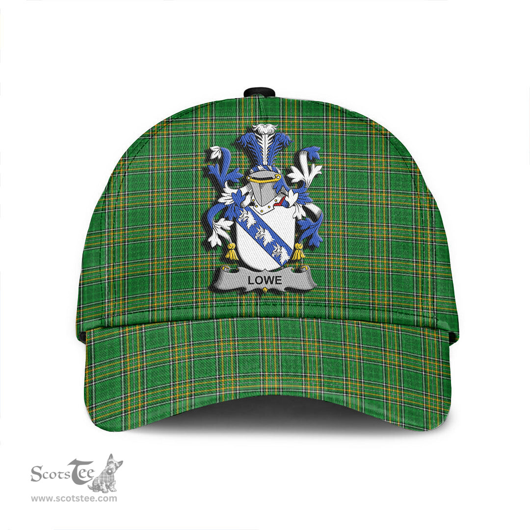 Scottish Lowe Coat of Arms Family Crest Ireland Cap Irish National Tartan Irish County Cap
