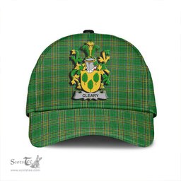 Scottish Cleary or O Clery Coat of Arms Family Crest Ireland Cap Irish National Tartan Irish County Cap