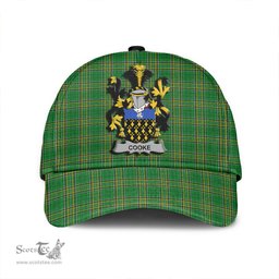Scottish Cooke Coat of Arms Family Crest Ireland Cap Irish National Tartan Irish County Cap