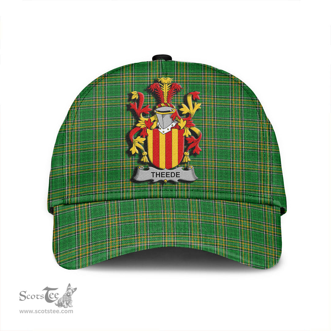 Scottish Theede Coat of Arms Family Crest Ireland Cap Irish National Tartan Irish County Cap