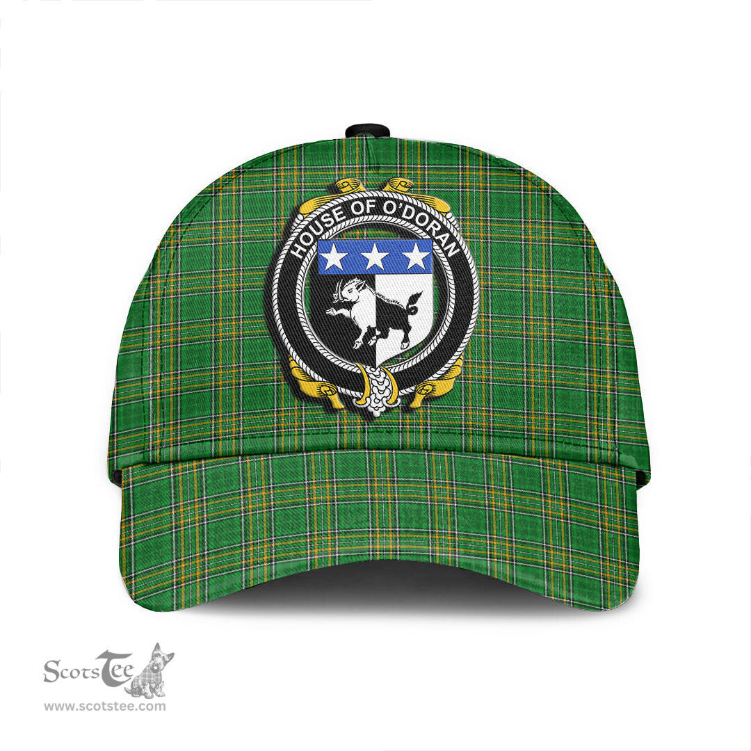 Scottish House of O DORAN Coat of Arms Family Crest Ireland Cap Irish National Tartan Irish County Cap