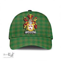 Scottish Cairnes Coat of Arms Family Crest Ireland Cap Irish National Tartan Irish County Cap