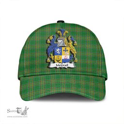 Scottish McGrail Coat of Arms Family Crest Ireland Cap Irish National Tartan Irish County Cap
