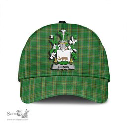 Scottish Lennon or O Lennon Coat of Arms Family Crest Ireland Cap Irish National Tartan Irish County Cap