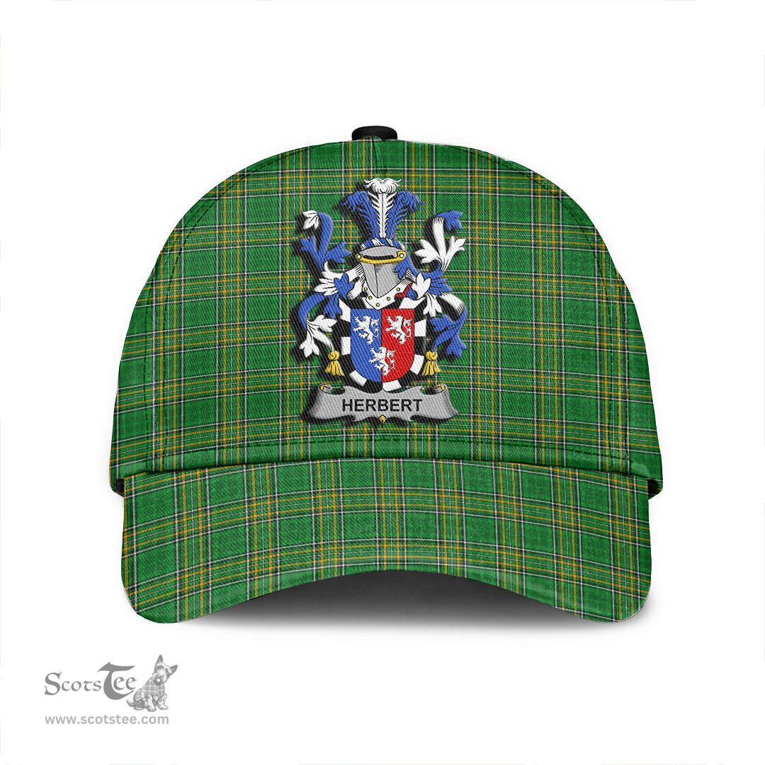 Scottish Herbert Coat of Arms Family Crest Ireland Cap Irish National Tartan Irish County Cap