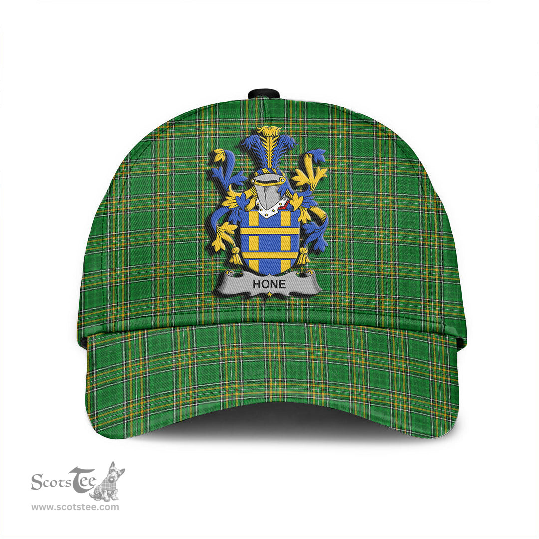 Scottish Hone or O Hone Coat of Arms Family Crest Ireland Cap Irish National Tartan Irish County Cap
