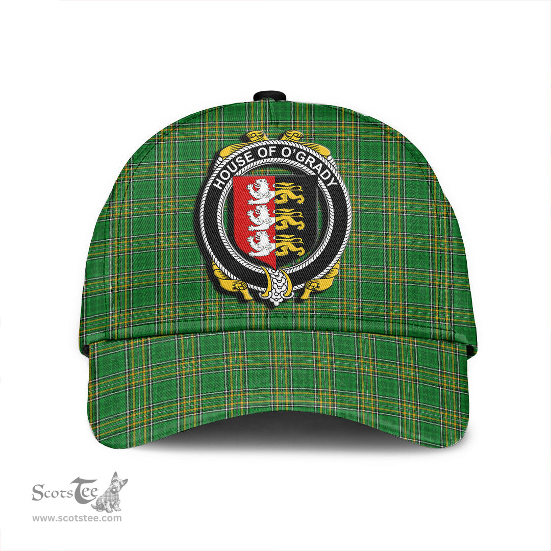 Scottish House of O GRADY Coat of Arms Family Crest Ireland Cap Irish National Tartan Irish County Cap