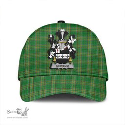 Scottish Newsom or Newsam Coat of Arms Family Crest Ireland Cap Irish National Tartan Irish County Cap