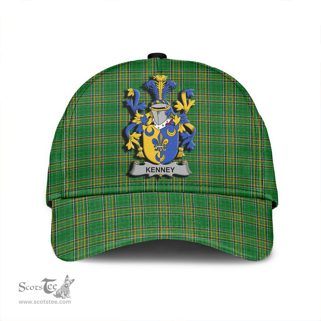 Scottish Kenney or O Kenny Coat of Arms Family Crest Ireland Cap Irish National Tartan Irish County Cap