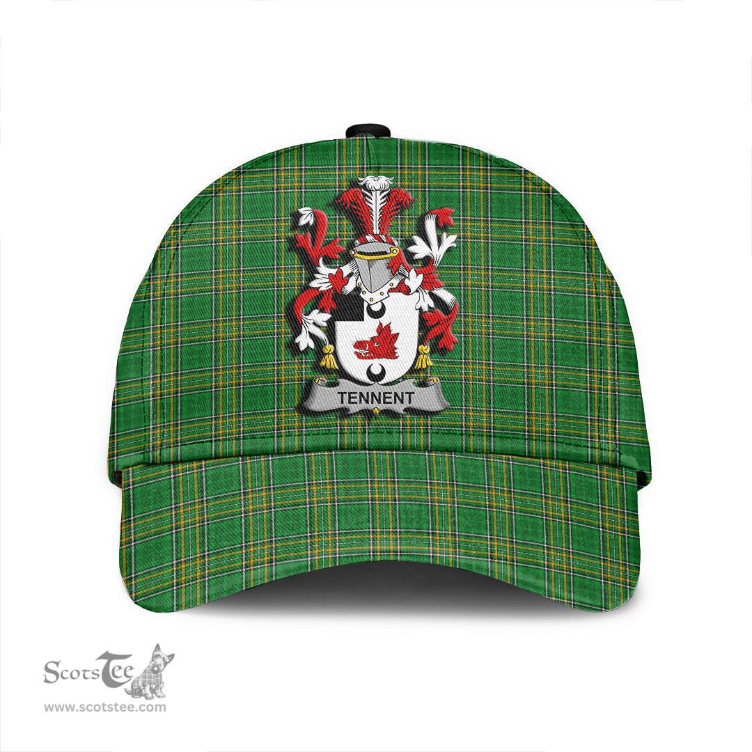 Scottish Tennent Coat of Arms Family Crest Ireland Cap Irish National Tartan Irish County Cap