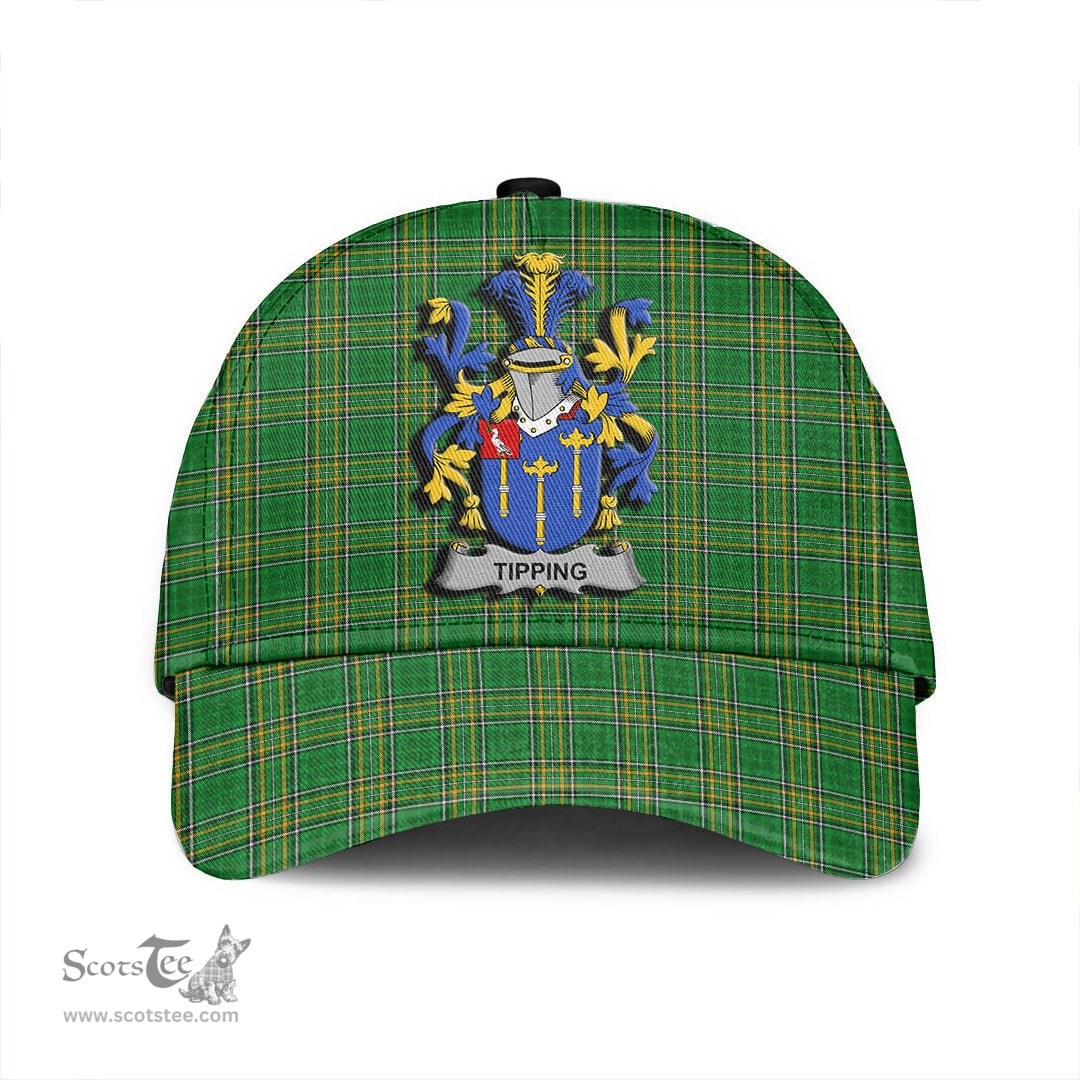 Scottish Tipping Coat of Arms Family Crest Ireland Cap Irish National Tartan Irish County Cap