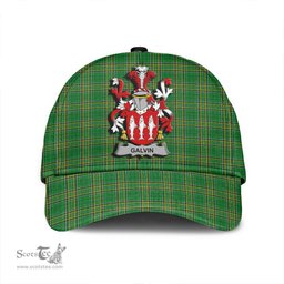Scottish Galvin or O Galvin Coat of Arms Family Crest Ireland Cap Irish National Tartan Irish County Cap