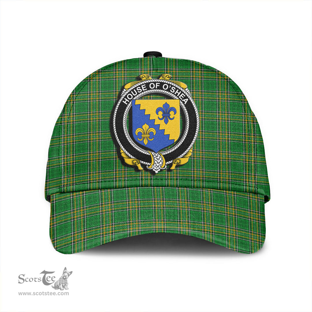 Scottish House of O SHEA Coat of Arms Family Crest Ireland Cap Irish National Tartan Irish County Cap