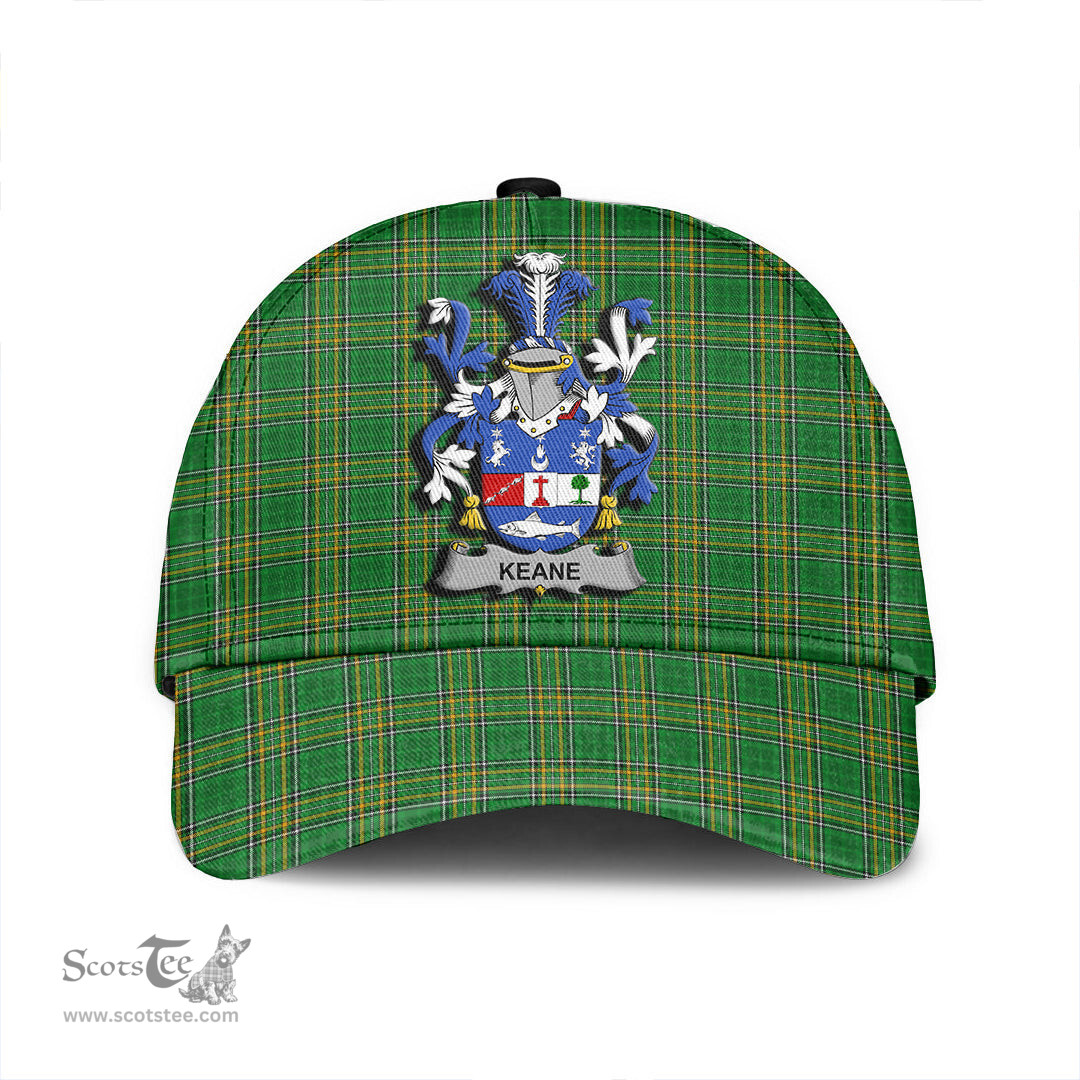 Scottish Keane or O Cahan Coat of Arms Family Crest Ireland Cap Irish National Tartan Irish County Cap