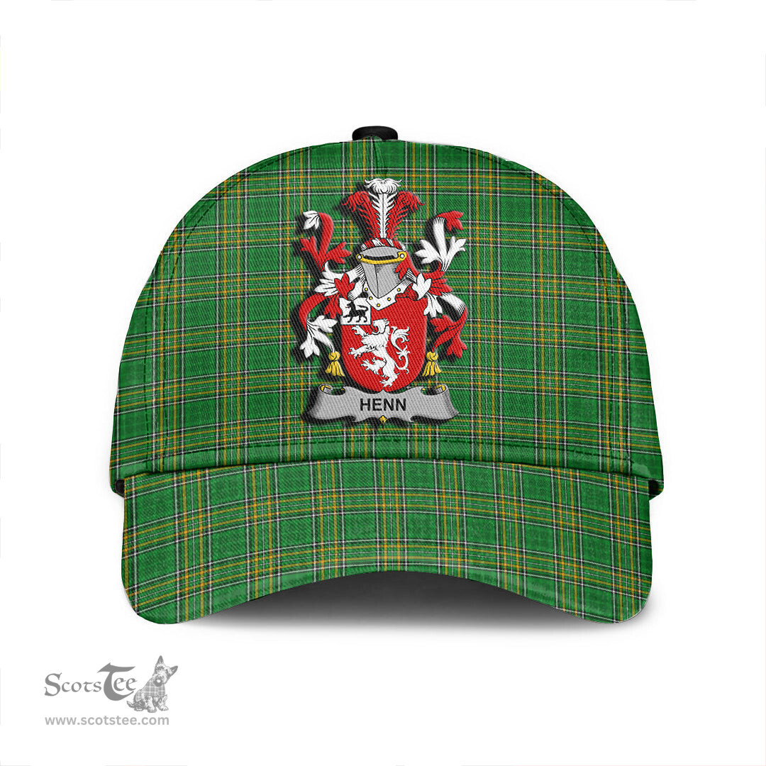 Scottish Henn Coat of Arms Family Crest Ireland Cap Irish National Tartan Irish County Cap
