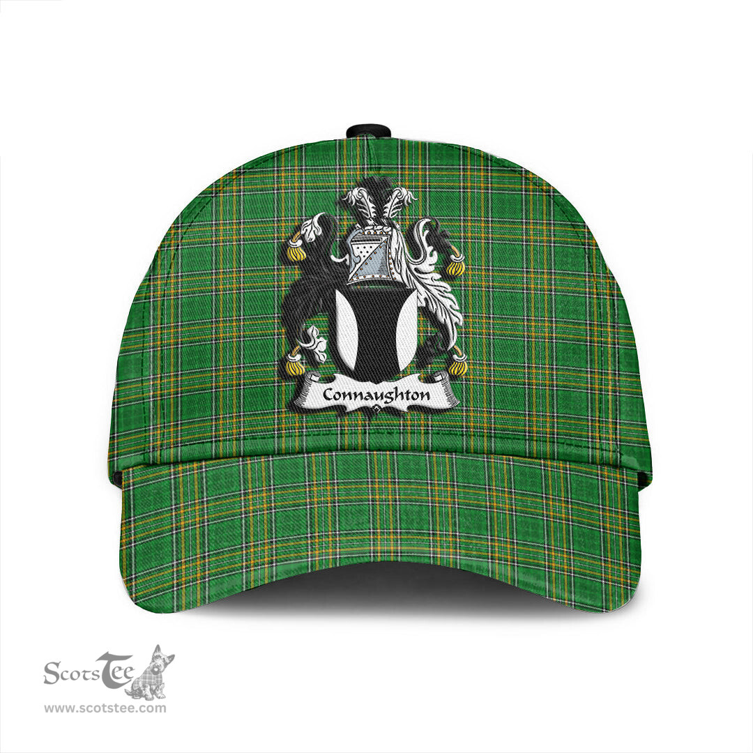 Scottish Connaughton Coat of Arms Family Crest Ireland Cap Irish National Tartan Irish County Cap