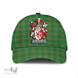 Scottish Hetherington Coat of Arms Family Crest Ireland Cap Irish National Tartan Irish County Cap