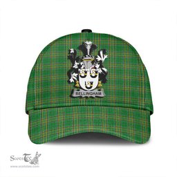 Scottish Bellingham Coat of Arms Family Crest Ireland Cap Irish National Tartan Irish County Cap