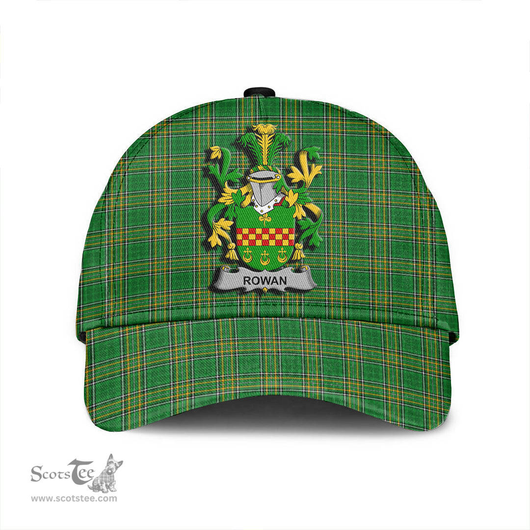 Scottish Rowan Coat of Arms Family Crest Ireland Cap Irish National Tartan Irish County Cap