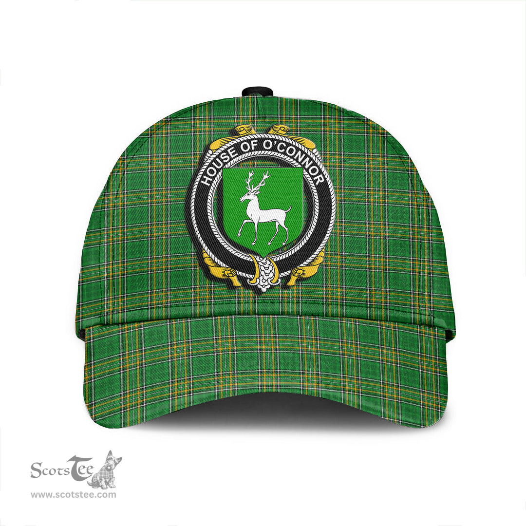 Scottish House of O CONNOR (Corcomroe) Coat of Arms Family Crest Ireland Cap Irish National Tartan Irish County Cap