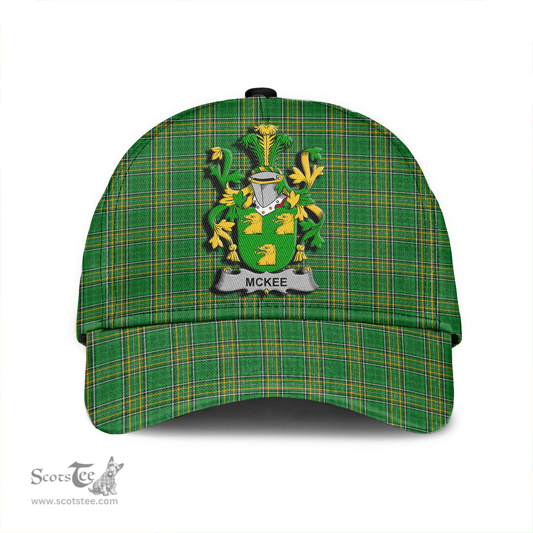 Scottish Kee or McKee Coat of Arms Family Crest Ireland Cap Irish National Tartan Irish County Cap