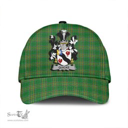 Scottish Quicke Coat of Arms Family Crest Ireland Cap Irish National Tartan Irish County Cap