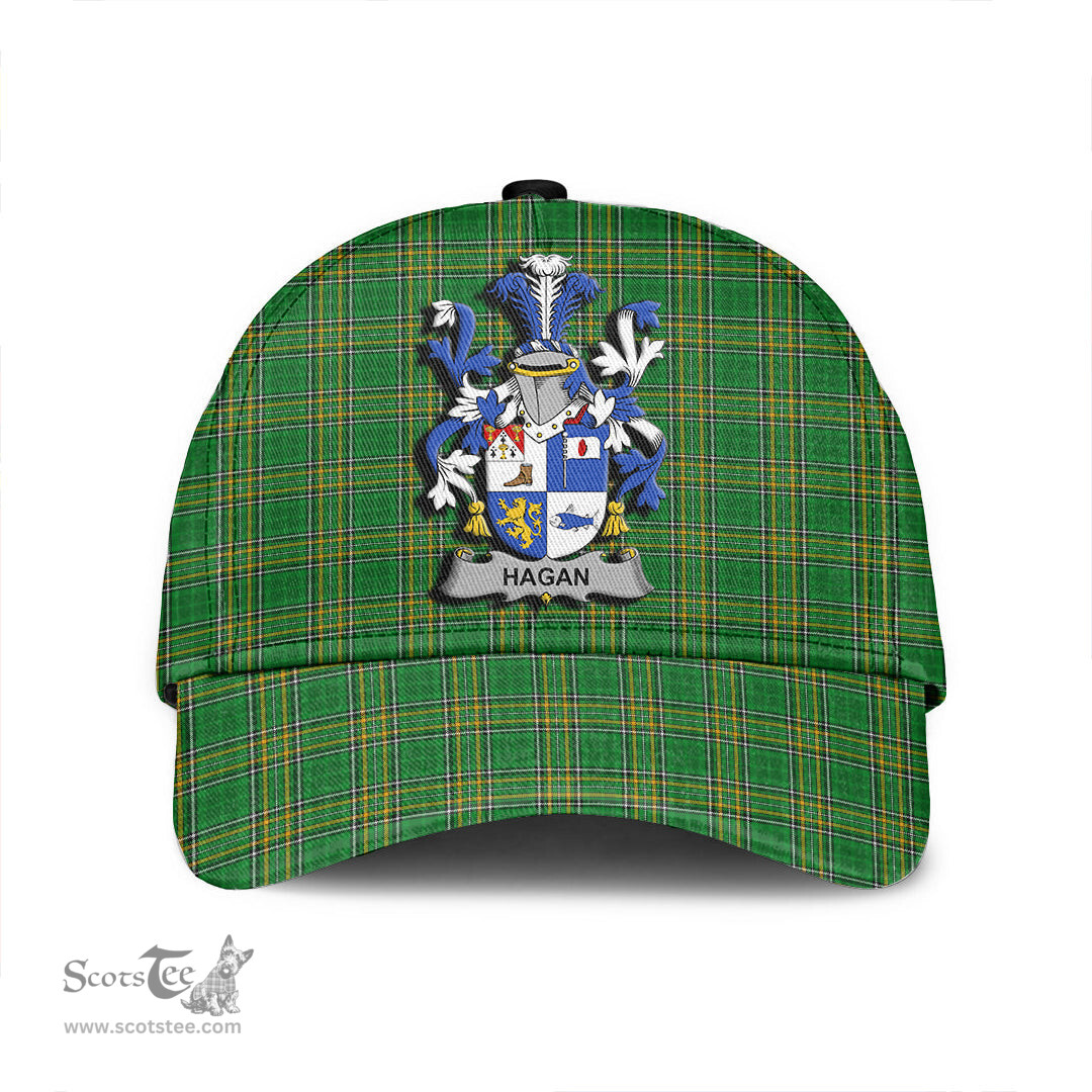 Scottish Hagan or O Hagan Coat of Arms Family Crest Ireland Cap Irish National Tartan Irish County Cap