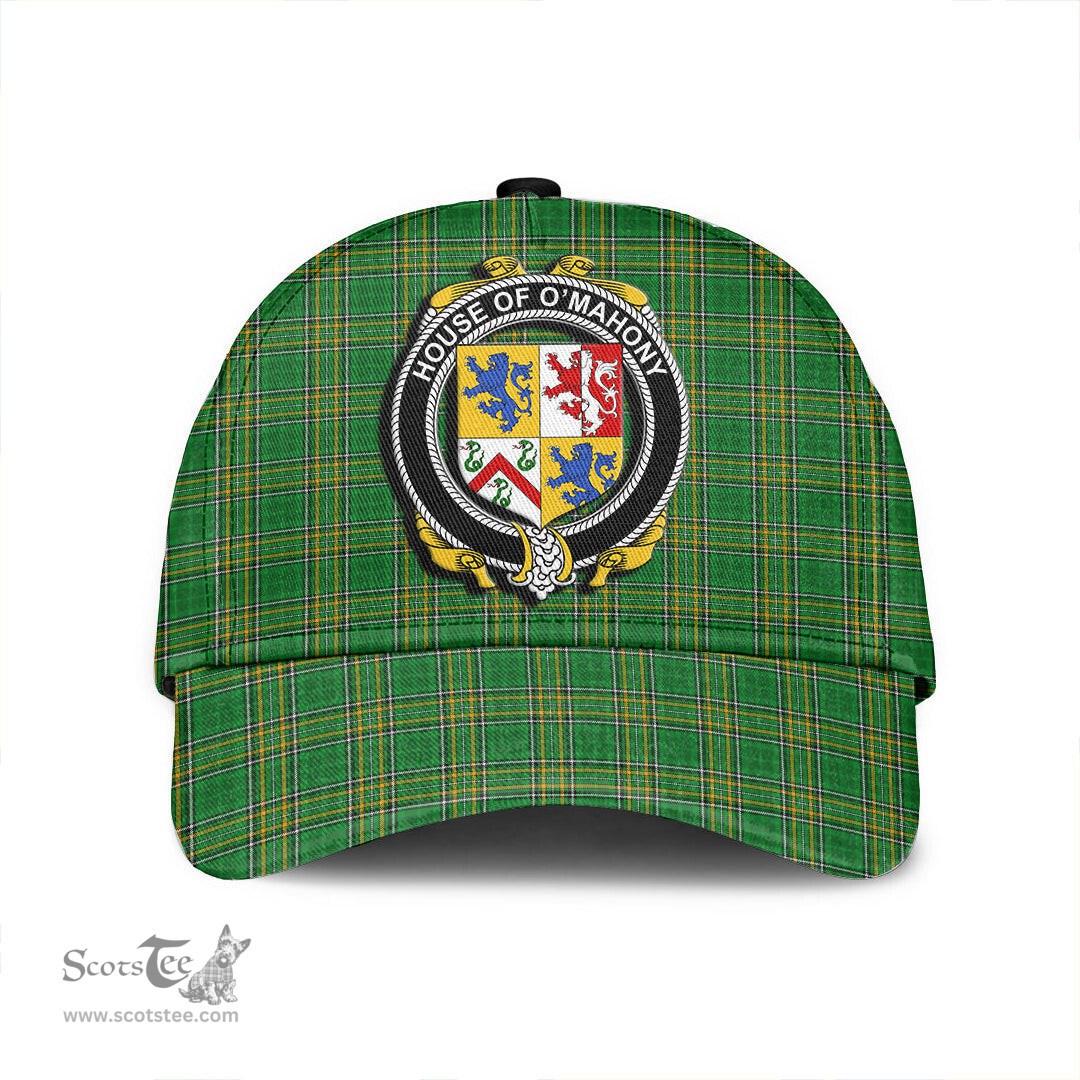 Scottish House of O MAHONY Coat of Arms Family Crest Ireland Cap Irish National Tartan Irish County Cap