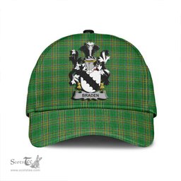 Scottish Braden or O Braden Coat of Arms Family Crest Ireland Cap Irish National Tartan Irish County Cap
