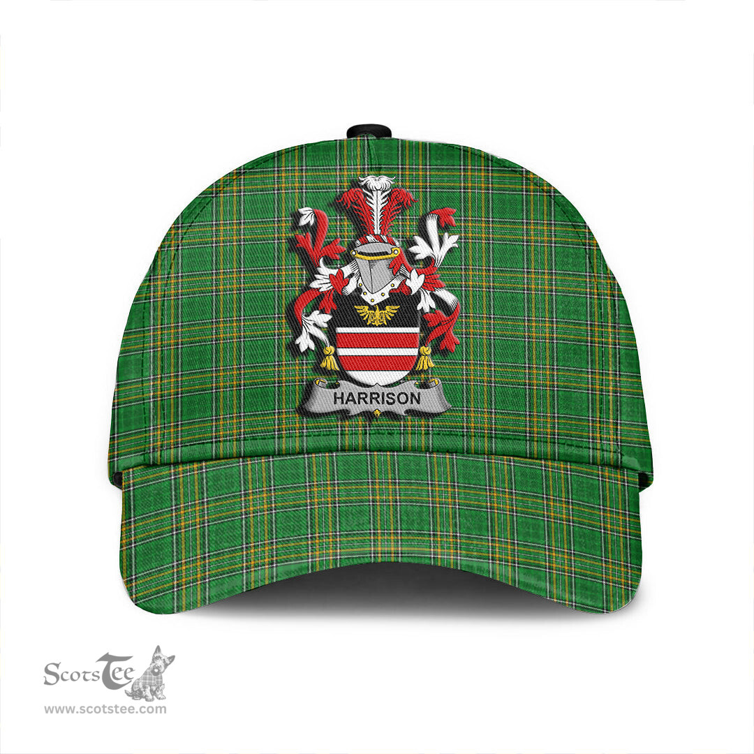 Scottish Harrison Coat of Arms Family Crest Ireland Cap Irish National Tartan Irish County Cap