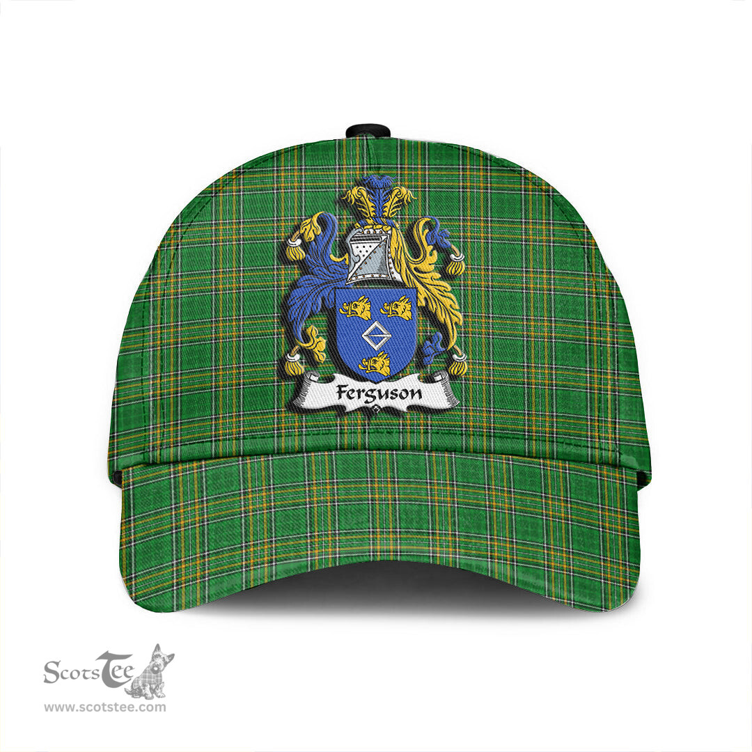 Scottish Ferguson Coat of Arms Family Crest Ireland Cap Irish National Tartan Irish County Cap