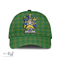 Scottish Codd Coat of Arms Family Crest Ireland Cap Irish National Tartan Irish County Cap