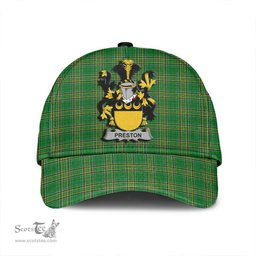 Scottish Preston Coat of Arms Family Crest Ireland Cap Irish National Tartan Irish County Cap