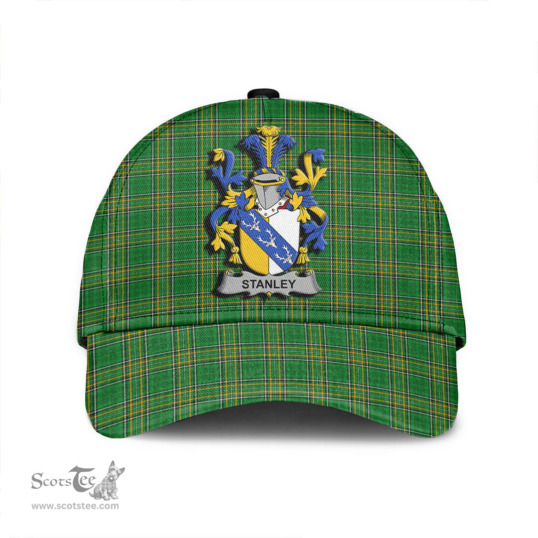 Scottish Stanley Coat of Arms Family Crest Ireland Cap Irish National Tartan Irish County Cap