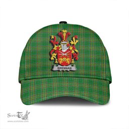 Scottish Brennan or O Brennan Coat of Arms Family Crest Ireland Cap Irish National Tartan Irish County Cap