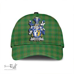 Scottish Ennis Coat of Arms Family Crest Ireland Cap Irish National Tartan Irish County Cap