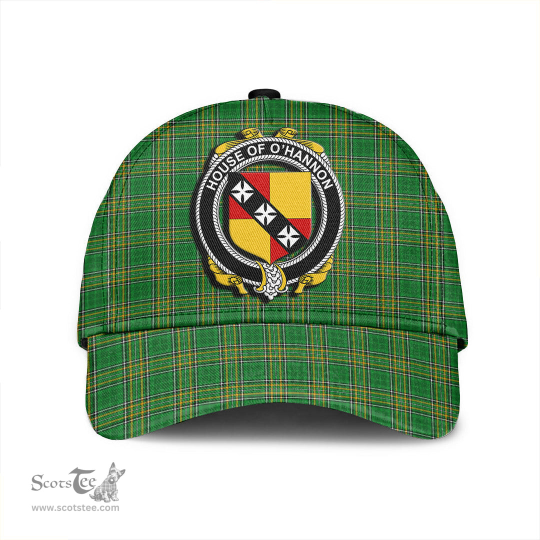 Scottish House of O HANNON Coat of Arms Family Crest Ireland Cap Irish National Tartan Irish County Cap