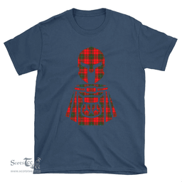 Scottish MacAulay Modern Clan Tartan T-Shirt 2D - Kilt Warrior Style Scottish Plaid Tartan Plaid