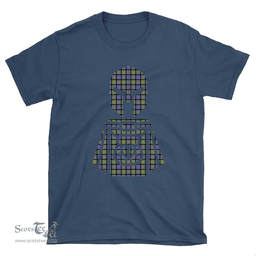 Scottish MacDonald Ancient Clan Tartan T-Shirt 2D - Kilt Warrior Style Scottish Plaid Tartan Plaid