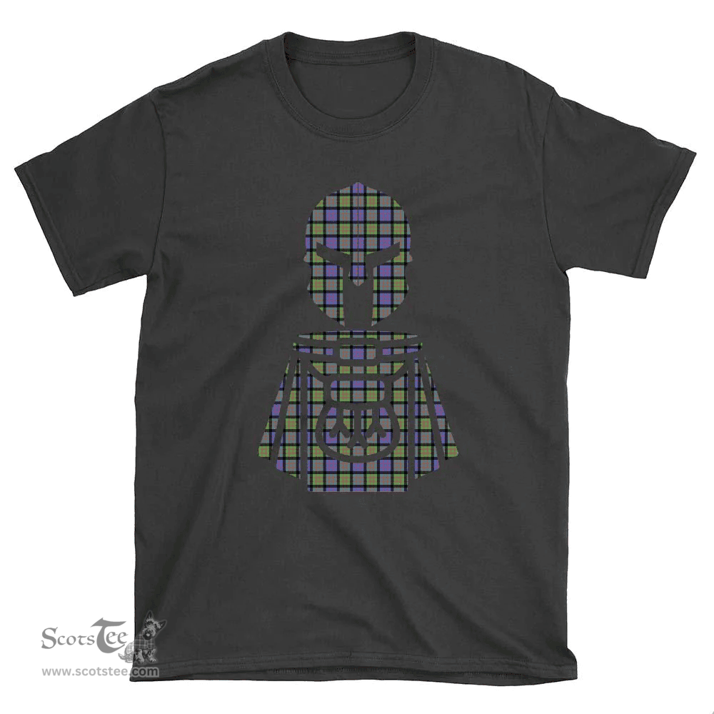 Scottish MacDonald Ancient Clan Tartan T-Shirt 2D - Kilt Warrior Style Scottish Plaid Tartan Plaid