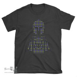 Scottish MacDonald Ancient Clan Tartan T-Shirt 2D - Kilt Warrior Style Scottish Plaid Tartan Plaid