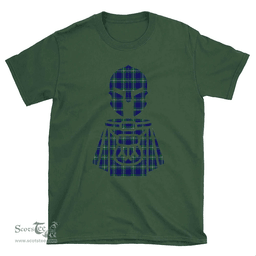 Scottish Hamilton Hunting Modern Clan Tartan T-Shirt 2D - Kilt Warrior Style Scottish Plaid Tartan Plaid