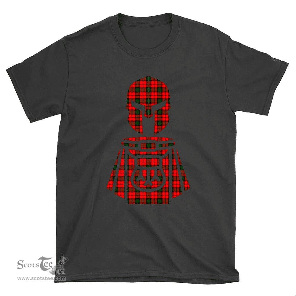 Scottish Kerr Modern Clan Tartan T-Shirt 2D - Kilt Warrior Style Scottish Plaid Tartan Plaid