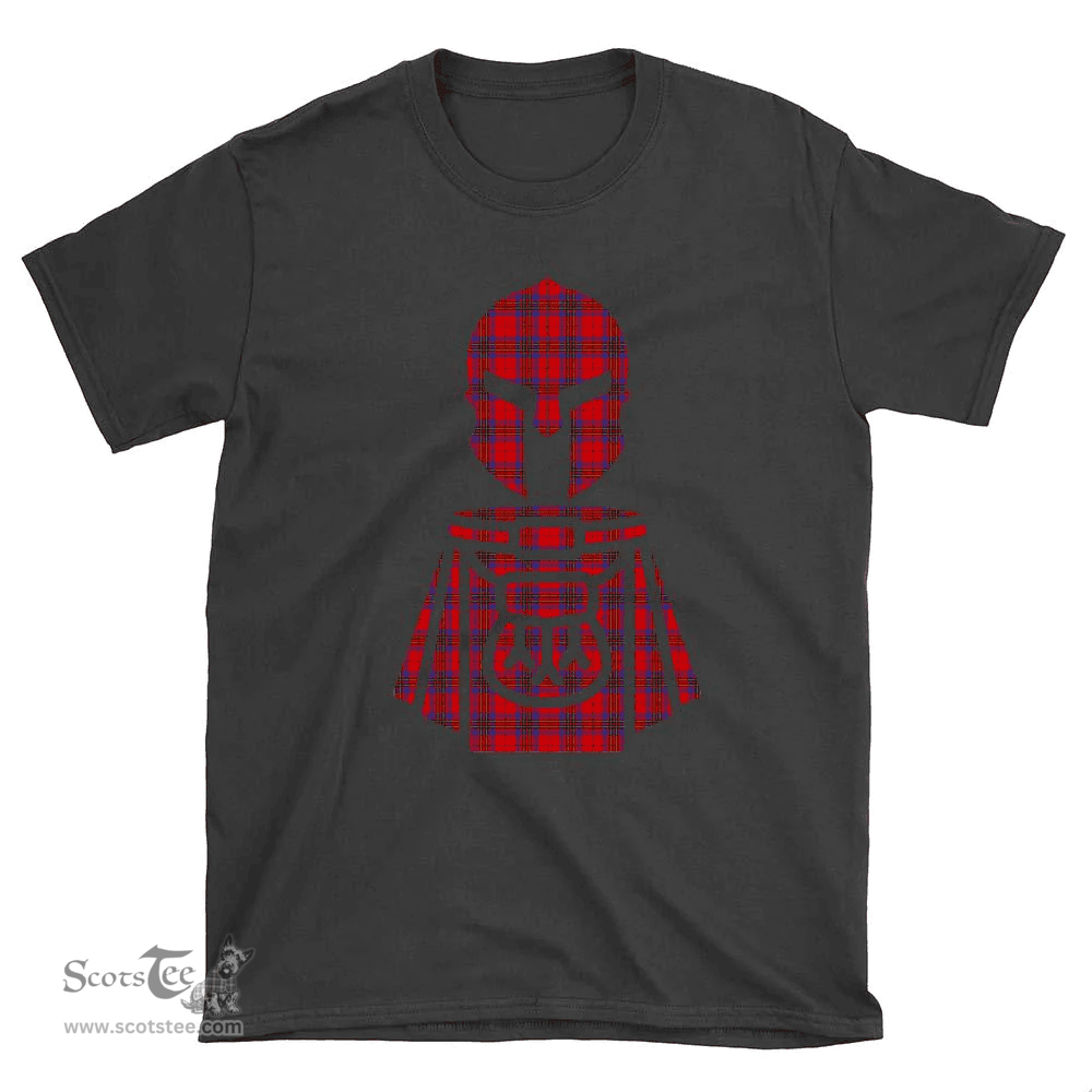 Scottish Leslie Modern Clan Tartan T-Shirt 2D - Kilt Warrior Style Scottish Plaid Tartan Plaid