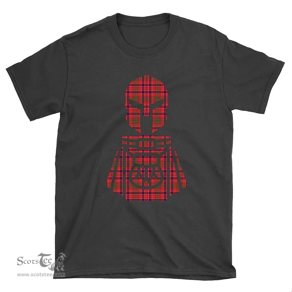 Scottish Lumsden Modern Clan Tartan T-Shirt 2D - Kilt Warrior Style Scottish Plaid Tartan Plaid