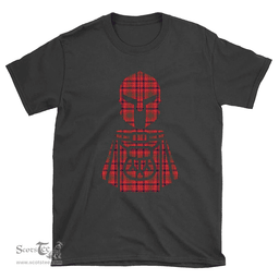 Scottish Lumsden Modern Clan Tartan T-Shirt 2D - Kilt Warrior Style Scottish Plaid Tartan Plaid