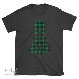 Scottish MacArthur Ancient Clan Tartan T-Shirt 2D - Kilt Warrior Style Scottish Plaid Tartan Plaid