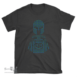 Scottish Hunter Ancient Clan Tartan T-Shirt 2D - Kilt Warrior Style Scottish Plaid Tartan Plaid