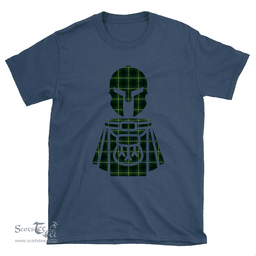 Scottish MacArthur Modern Clan Tartan T-Shirt 2D - Kilt Warrior Style Scottish Plaid Tartan Plaid